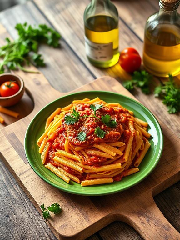 penne-arrabiata-serviert