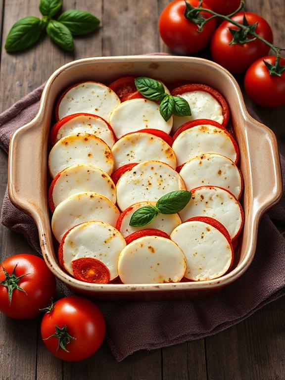 auflauf-mit-mozzarella-und-tomaten
