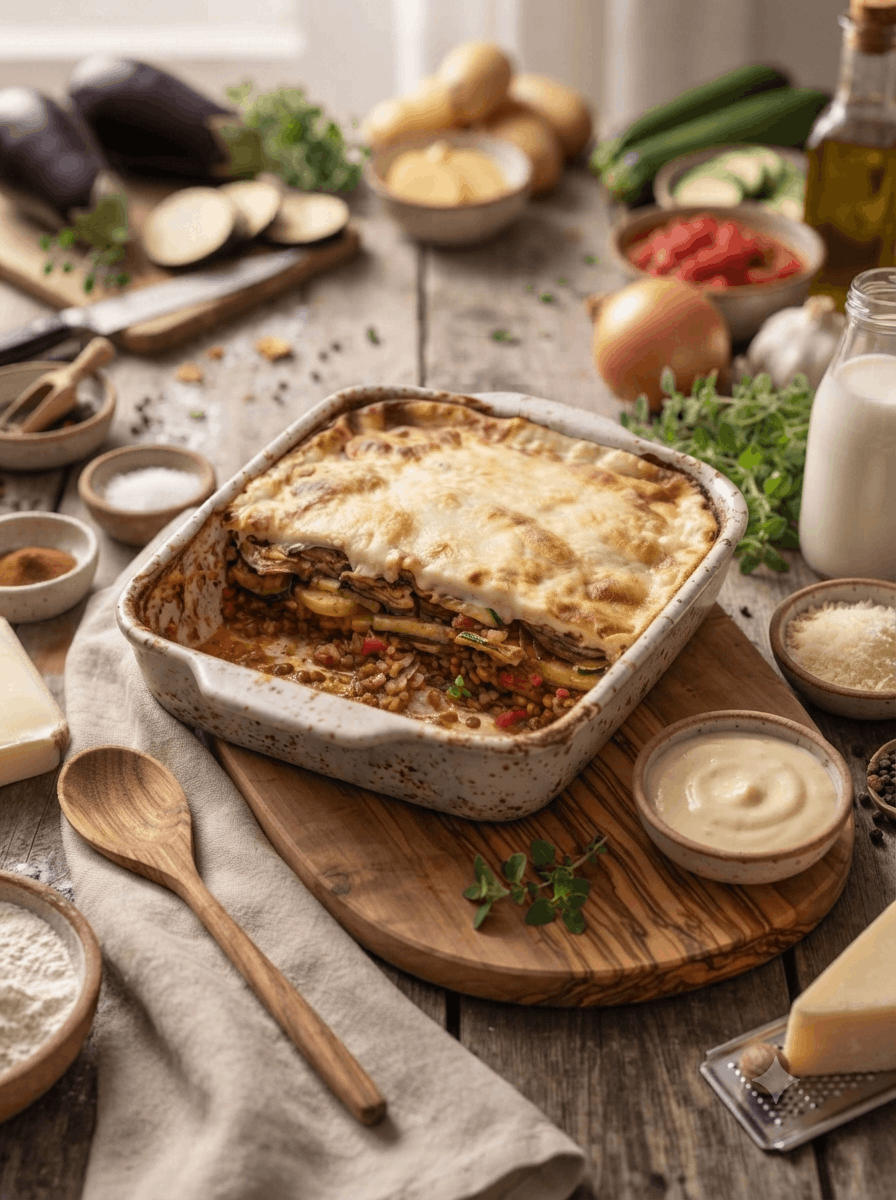 Vegetarisches Moussaka - Schritt 4