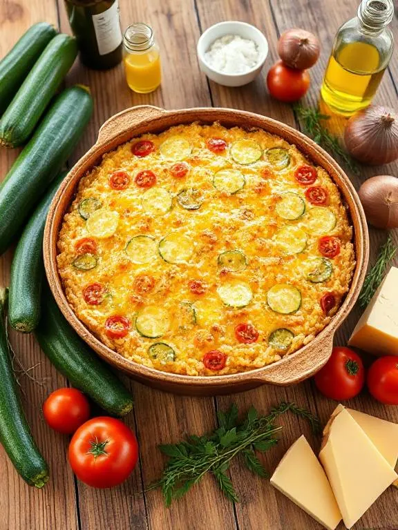 einfacher-reis-zucchini-auflauf