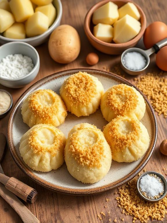 kartoffelkloesse-knusprig-und-vegetarisch-serviert