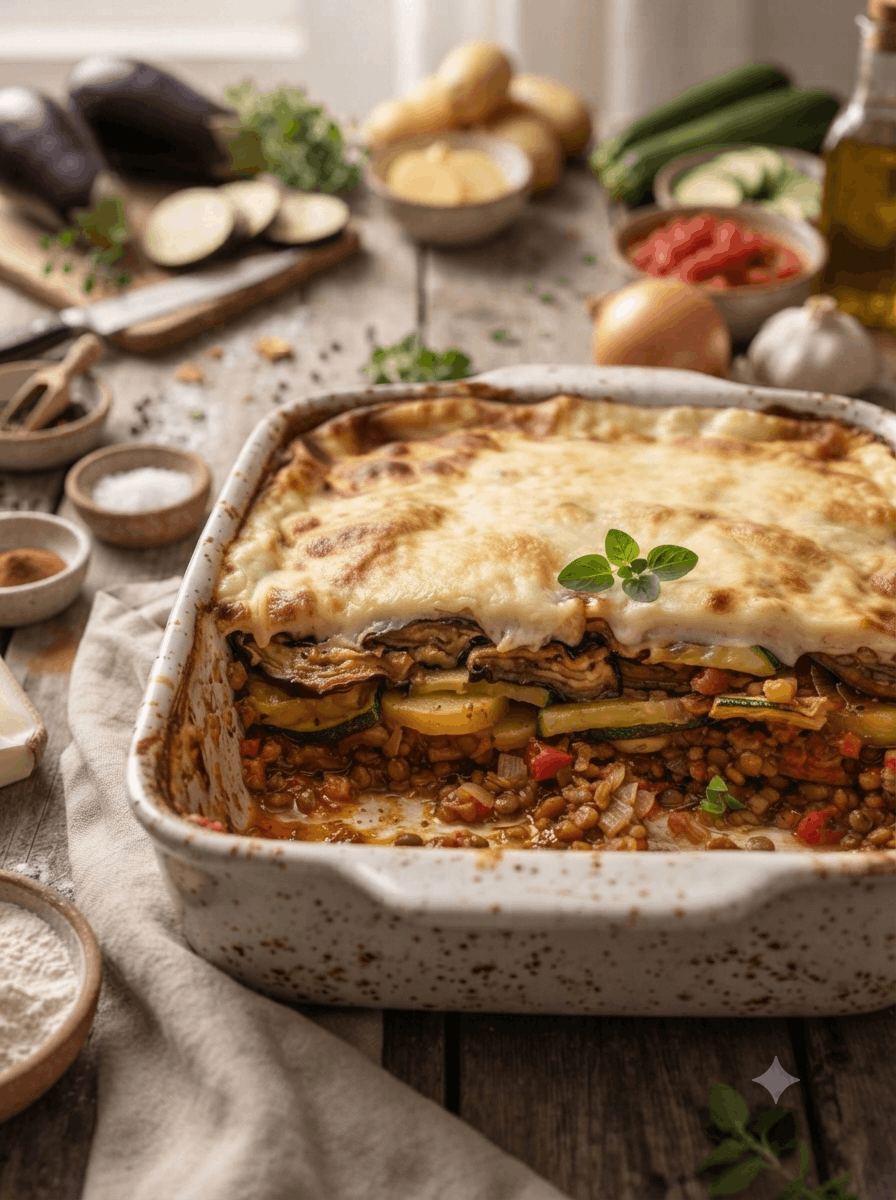 Vegetarisches Moussaka - Schritt 3