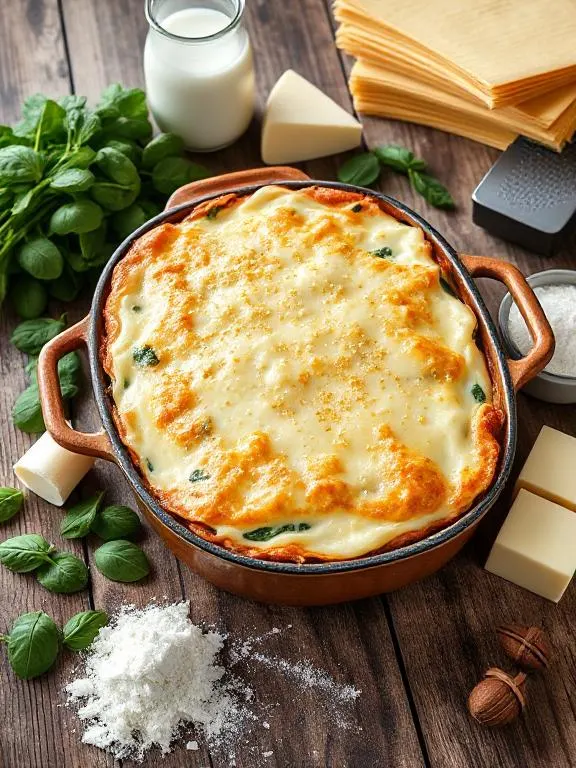 spinat-kaese-lasagne-einfach