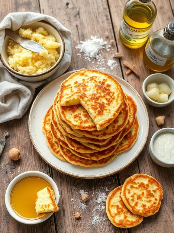 teller-mit-kartoffelpuffer-und-apfelmus