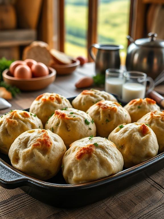 vegetarische-semmelknoedel-serviert