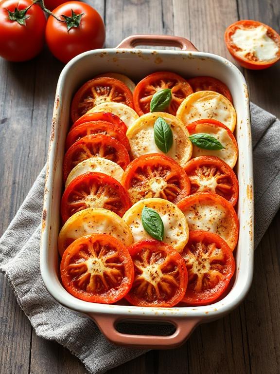 vegetarischer-auflauf-tomate-mozzarella