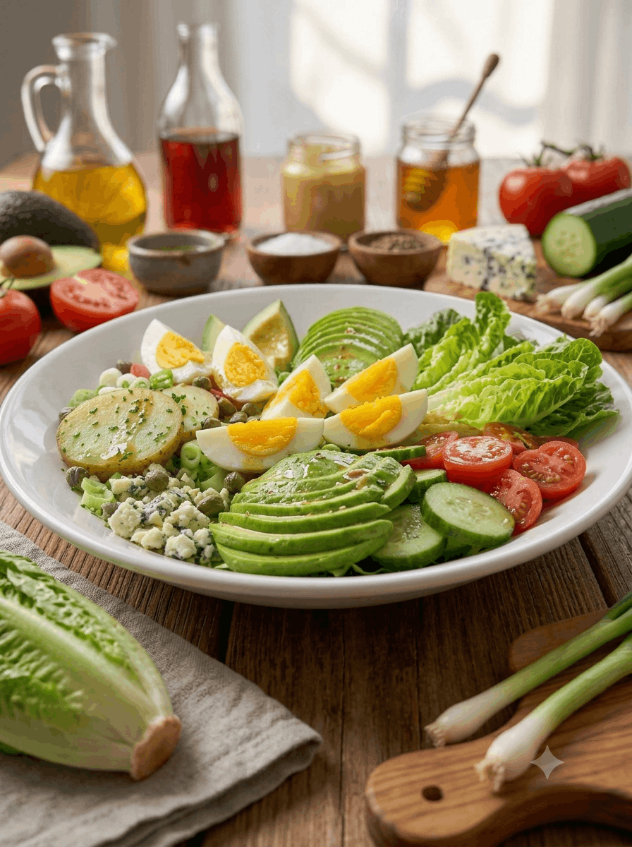 Cobb-Salat (vegetarisch) - Schritt 3