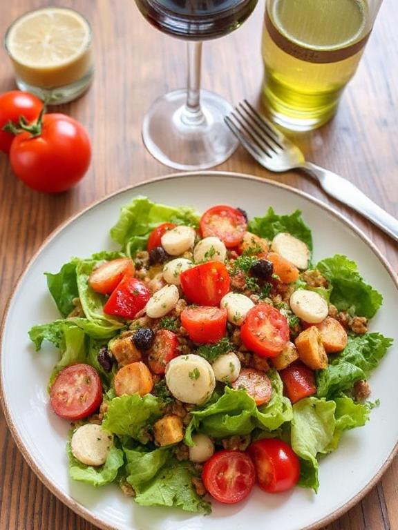 bauernsalat-griechisch-dressing