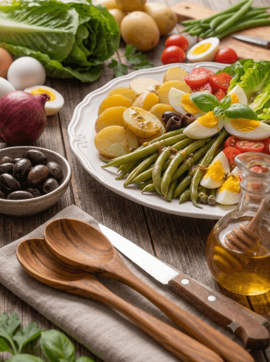 Nizza-Salat (vegetarisch) - Schritt 2