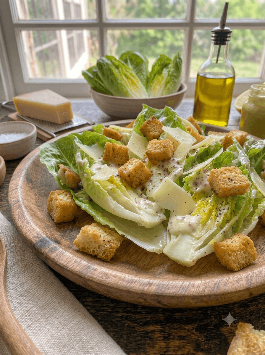 Caesar Salat (vegetarisch) - Schritt 3