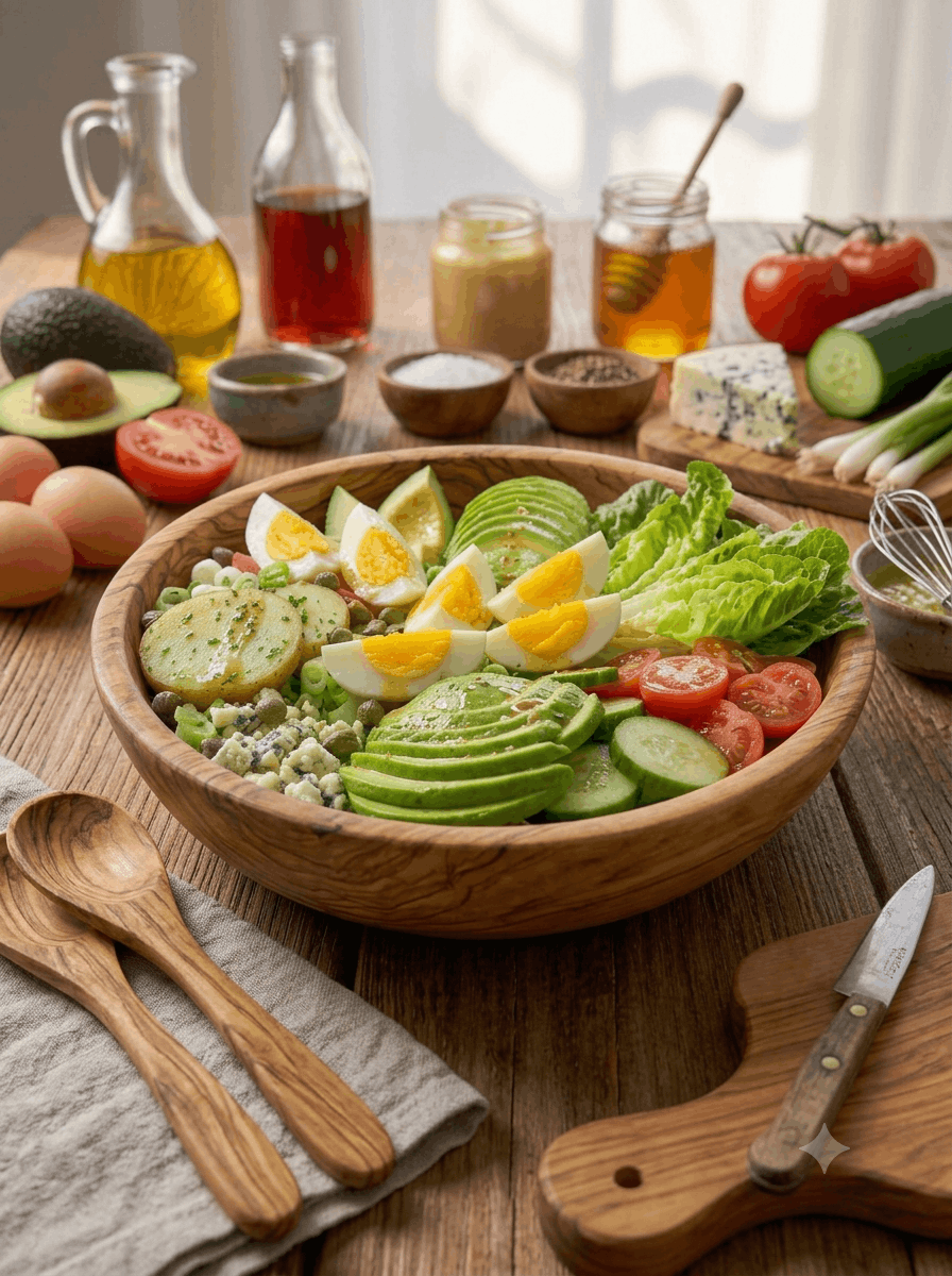 Cobb-Salat (vegetarisch) - Schritt 4