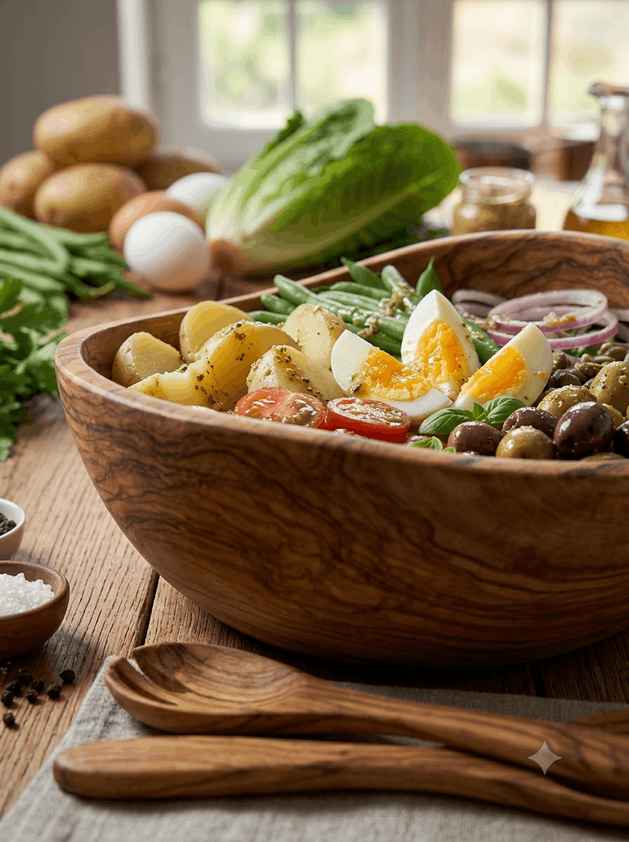 Nizza-Salat (vegetarisch) - Schritt 4