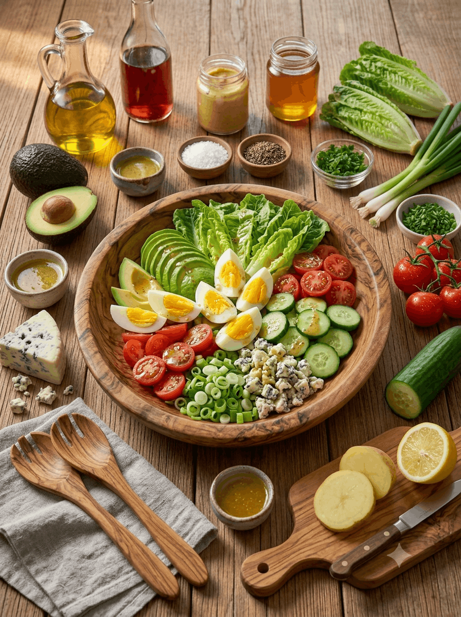 Cobb-Salat (vegetarisch) - Schritt 1
