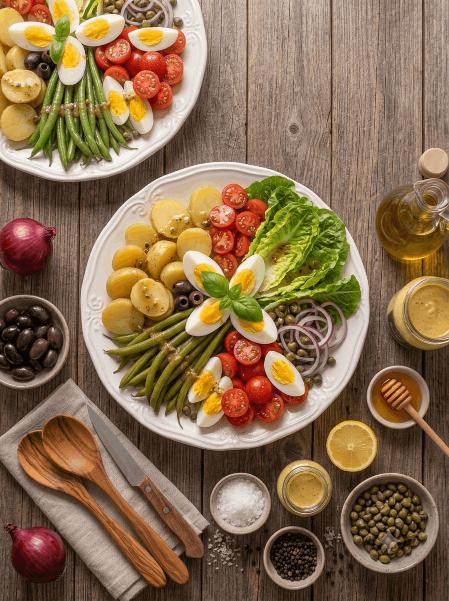 Nizza-Salat (vegetarisch) - Schritt 3