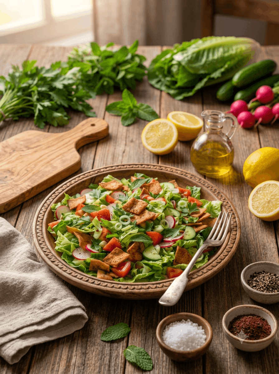 Fattoush - Schritt 3