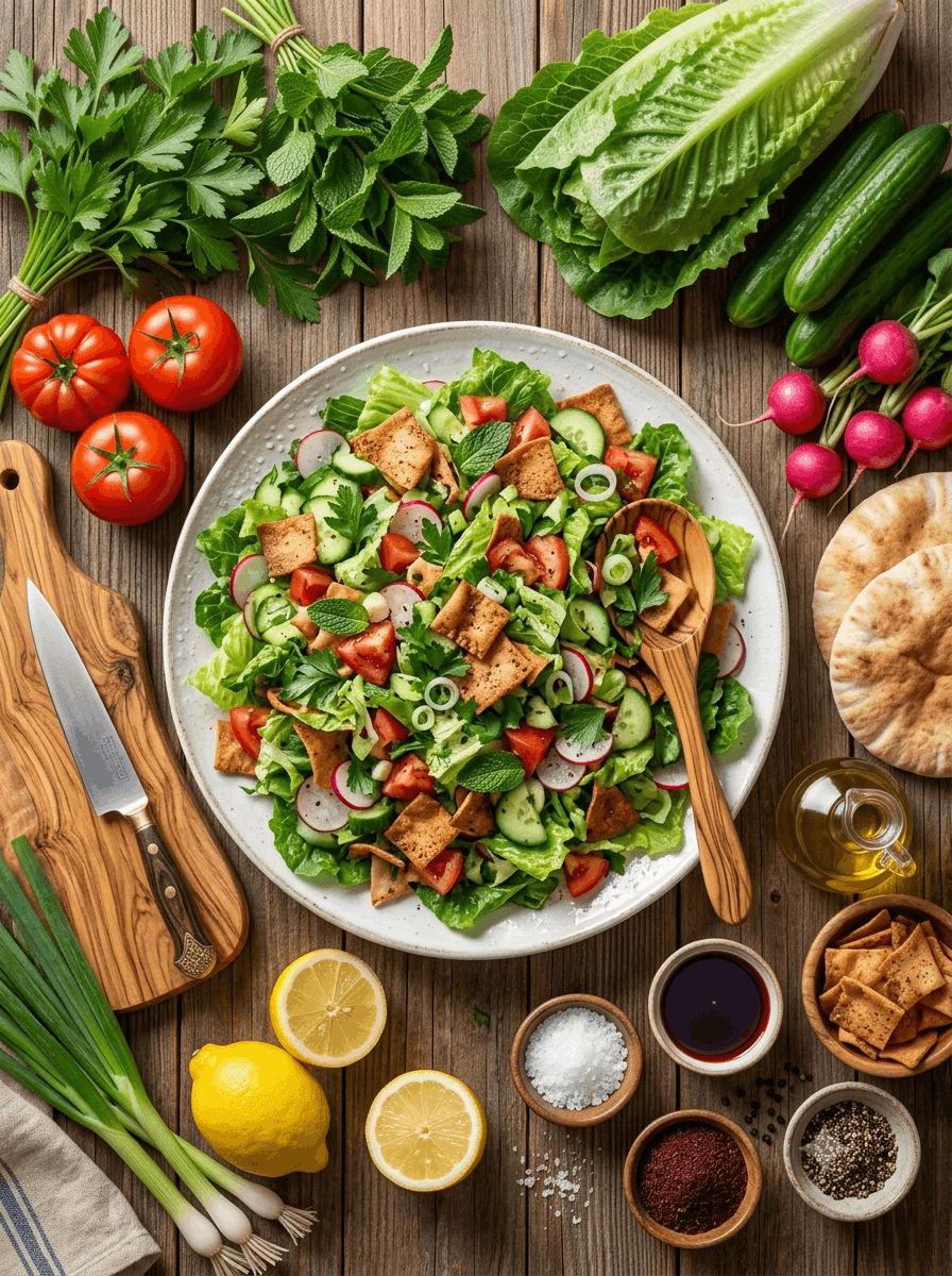 Fattoush - Schritt 2