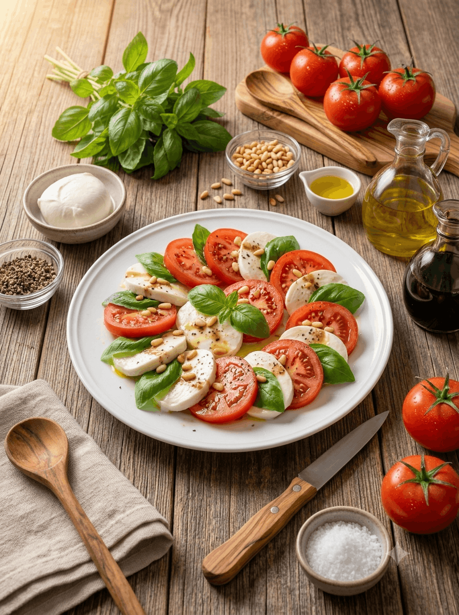 Tomaten-Mozzarella-Salat - Schritt 2
