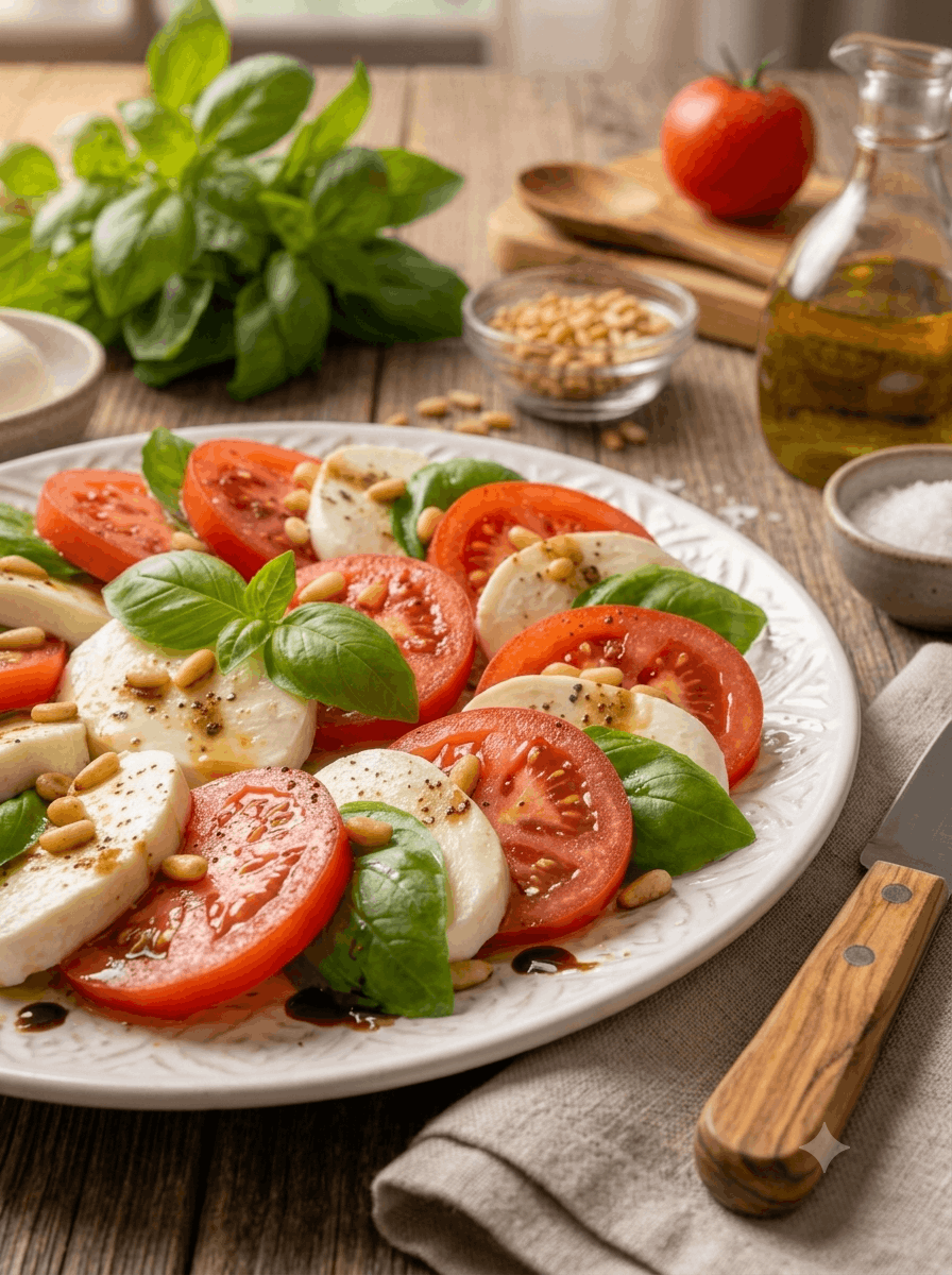 Tomaten-Mozzarella-Salat - Schritt 4