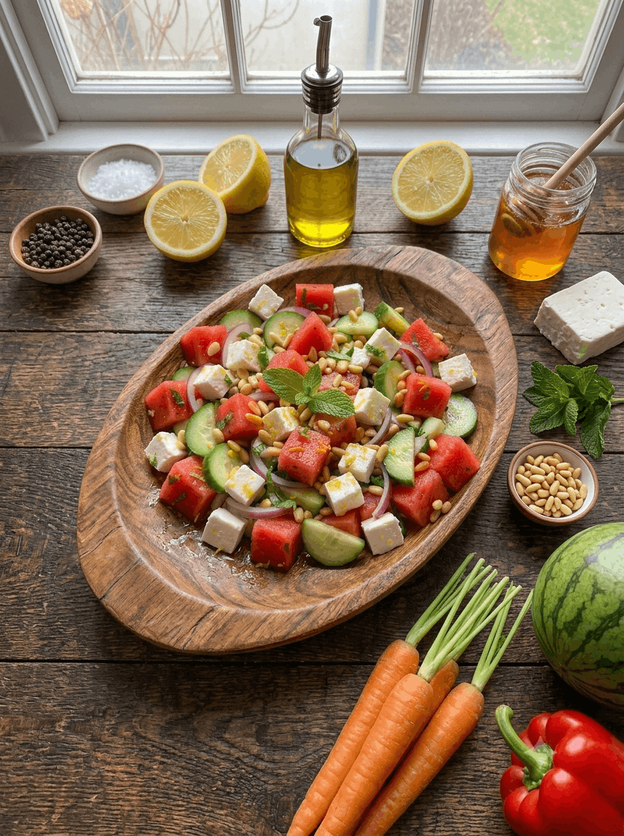Wassermelonen-Feta-Salat - Schritt 3