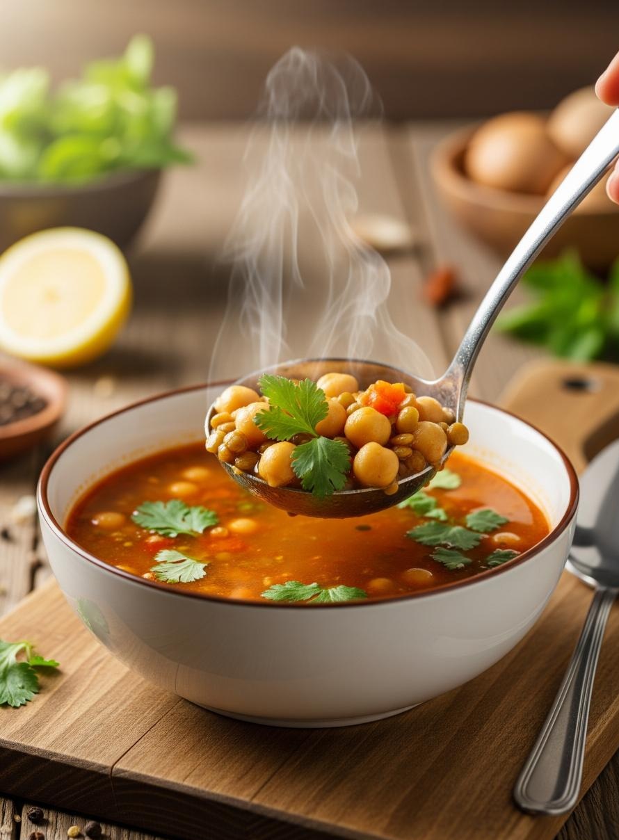 Herzhafte Harira-Suppe